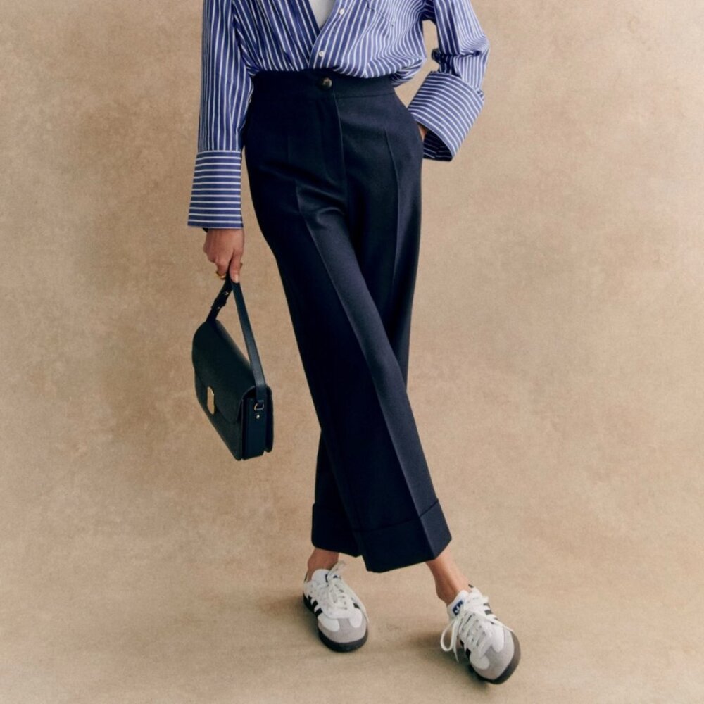 Sezane Damon Trousers in Navy